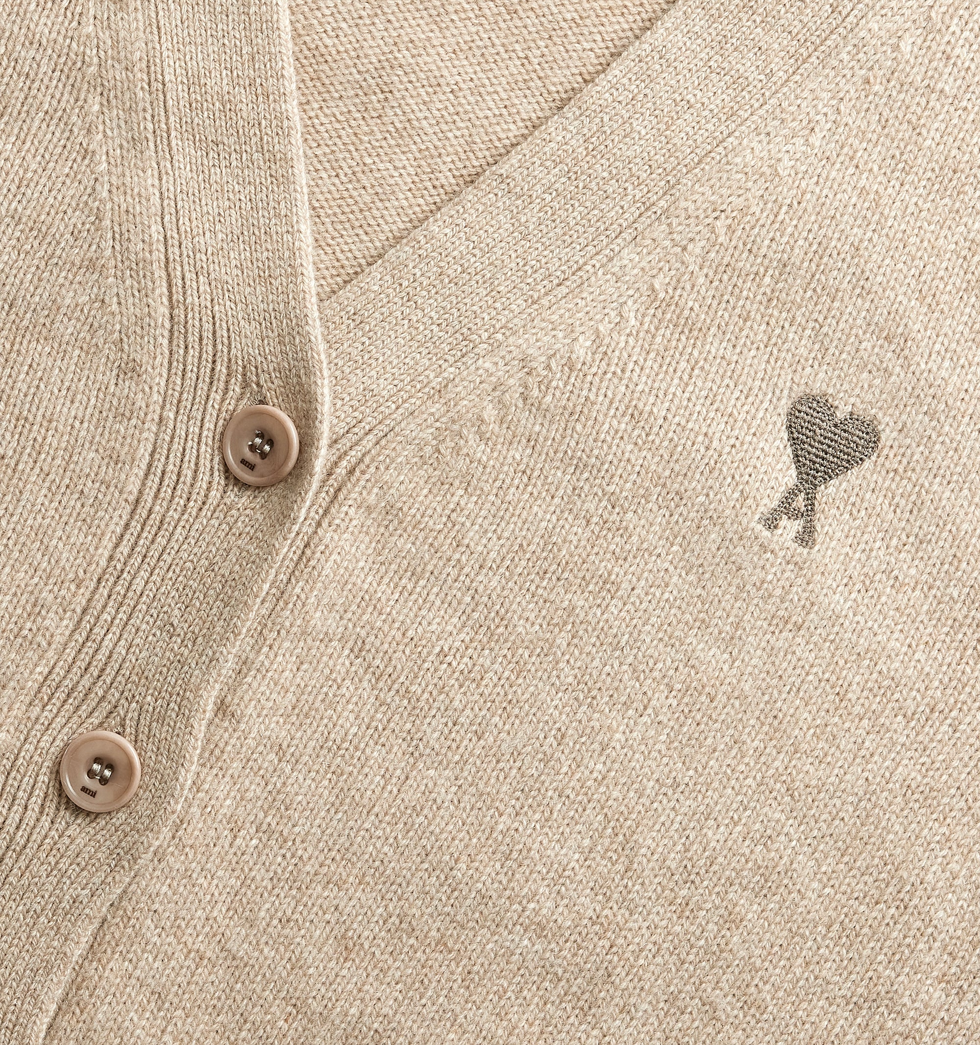 Cardigan Ami de Cœur en cachemire et laine - Beige