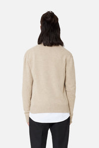 Cardigan Ami de Cœur en cachemire et laine - Beige