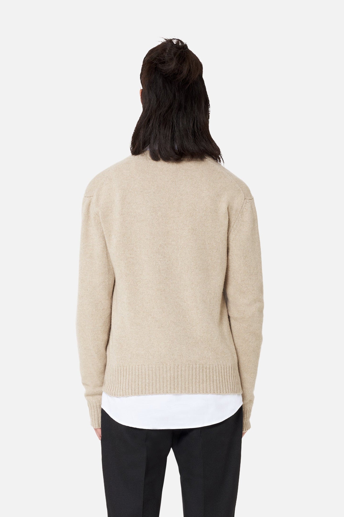 Cardigan Ami de Cœur en cachemire et laine - Beige