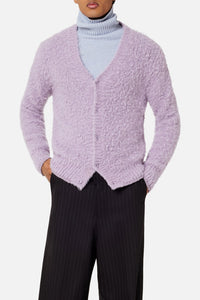 Cardigan brossé en laine - Parma
