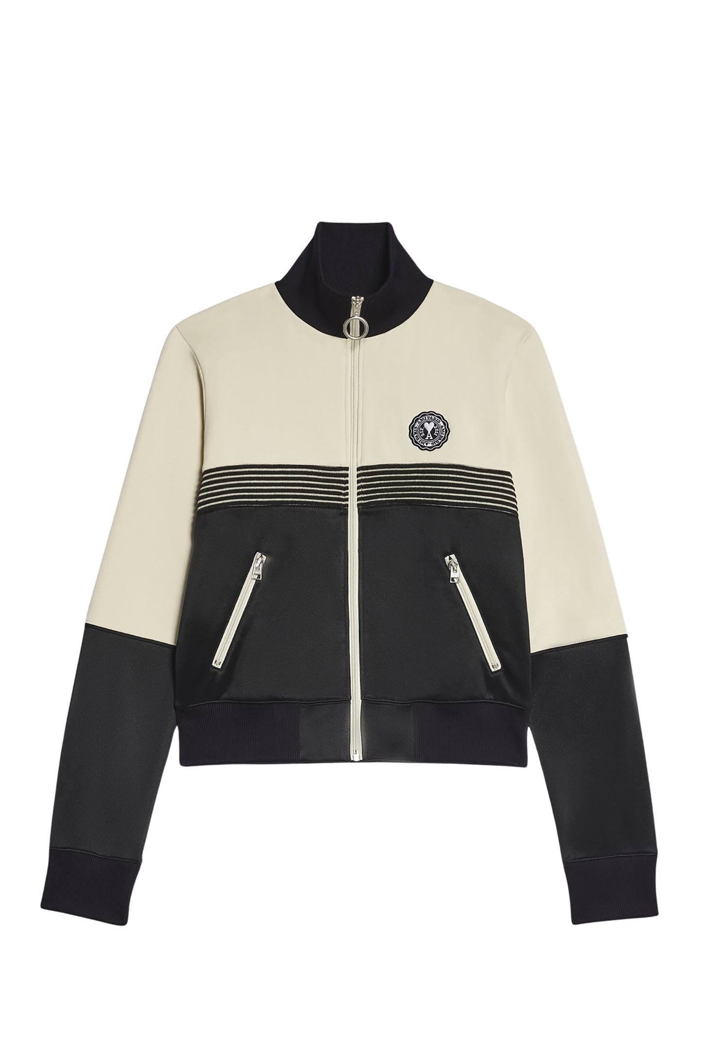 Gilet de survêtement avec écusson - Offwhite & Black