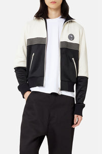 Gilet de survêtement avec écusson - Offwhite & Black