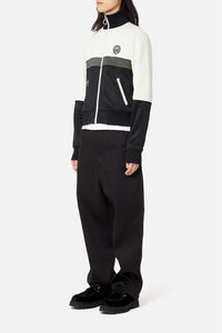 Gilet de survêtement avec écusson - Offwhite & Black