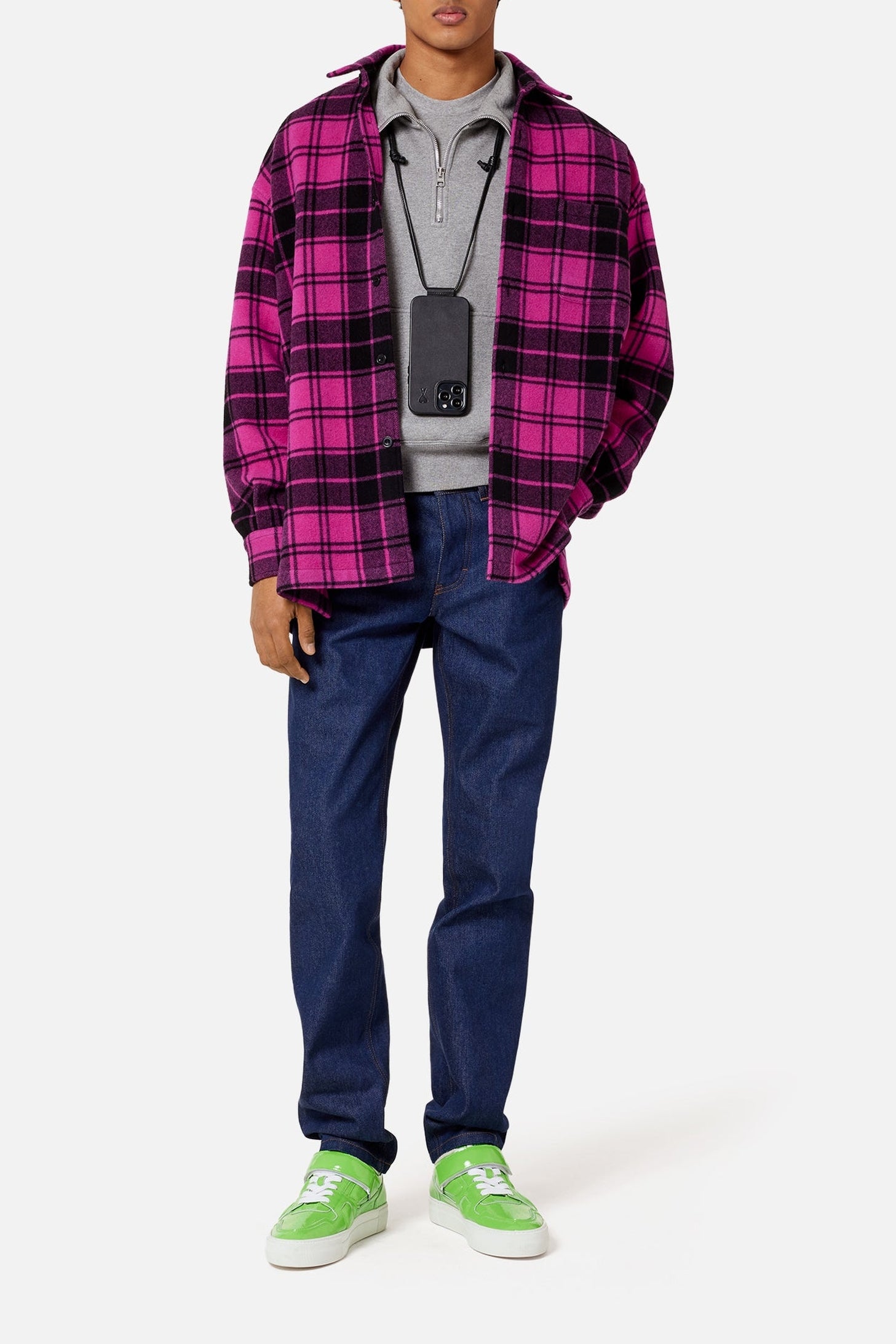 Pantalon à poches en denim - Indigo