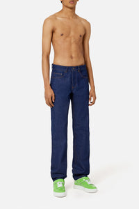 Pantalon à poches en denim - Indigo