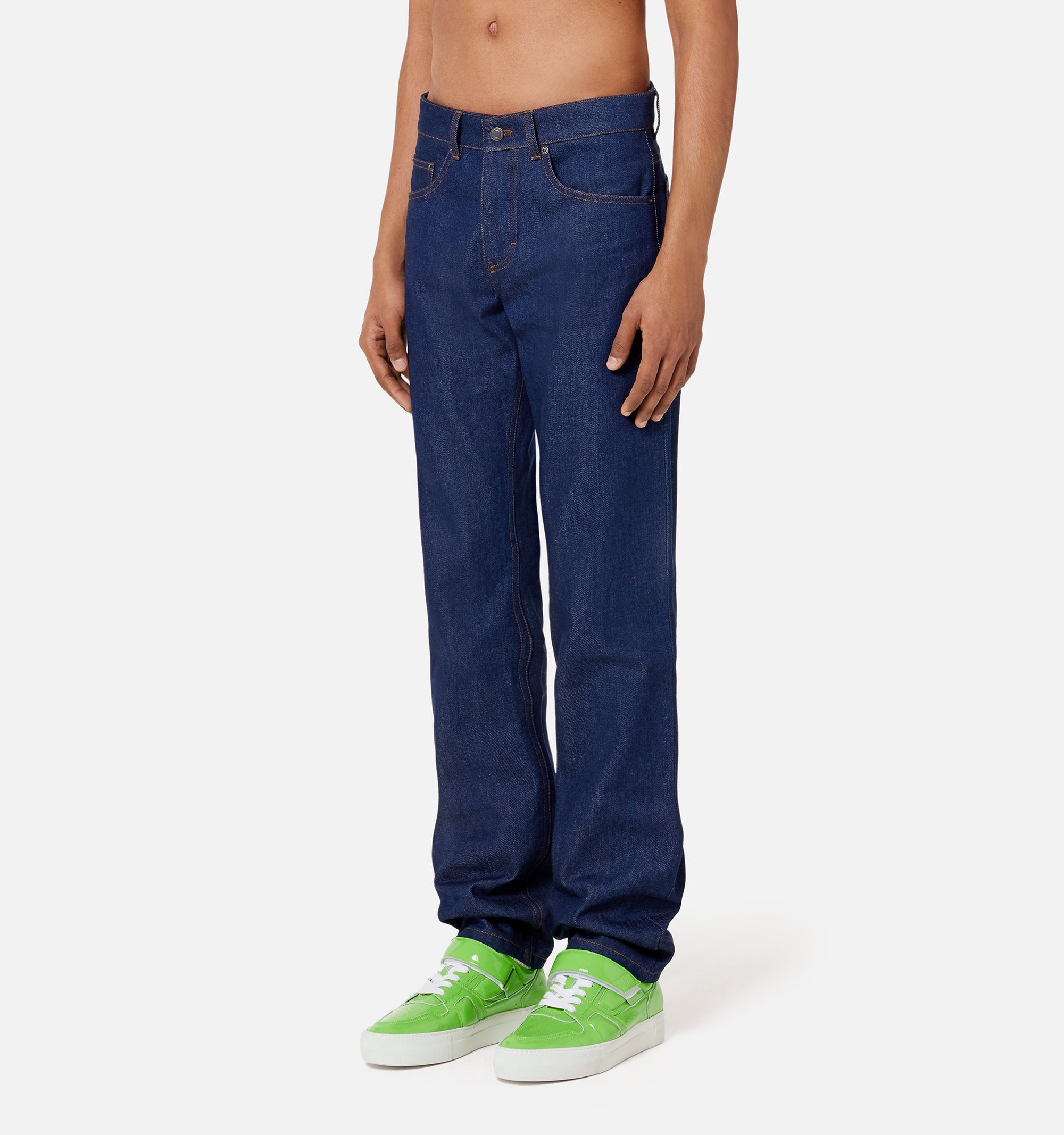 Pantalon à poches en denim - Indigo