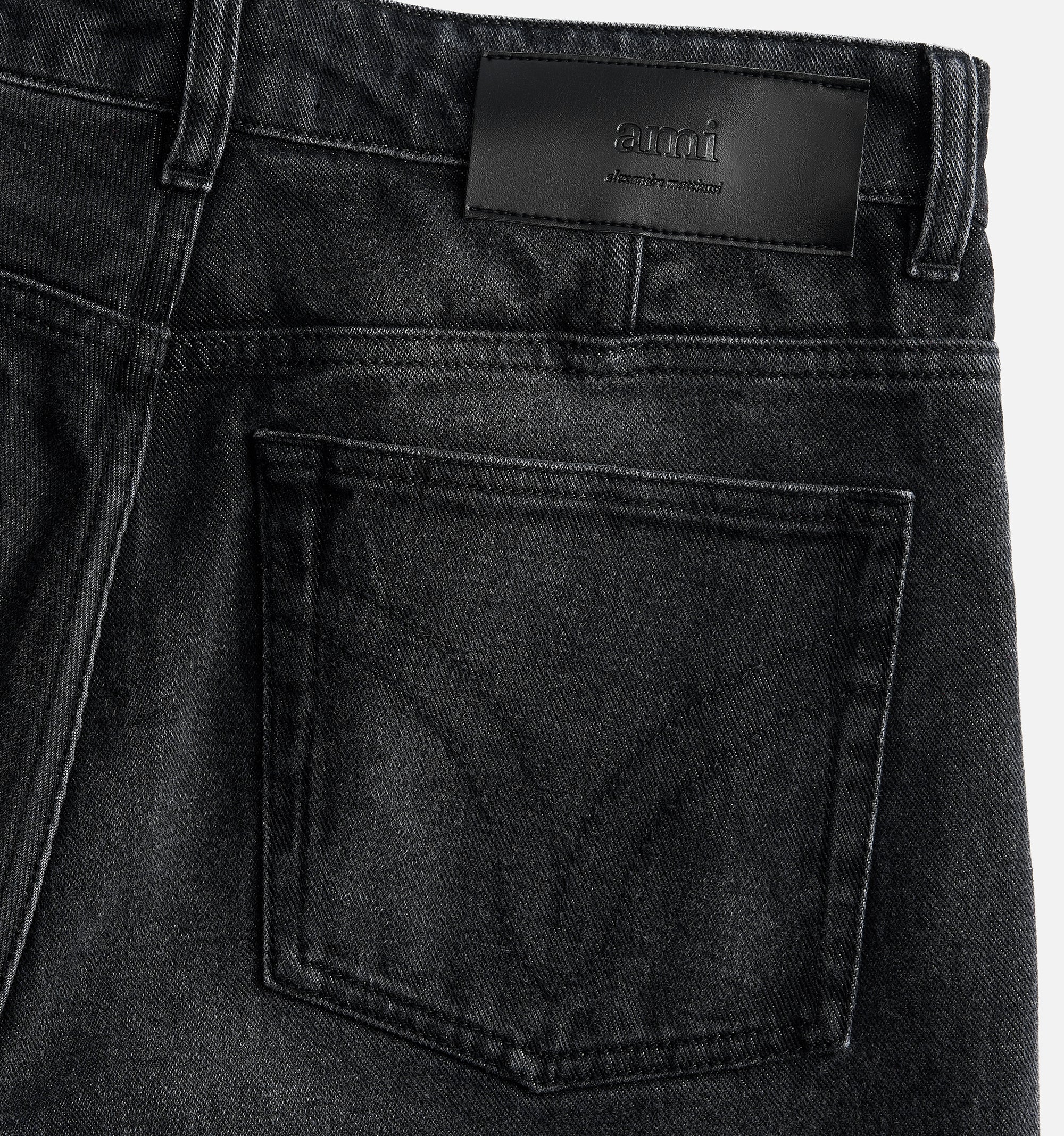 Pantalon à poches en denim - Used Black