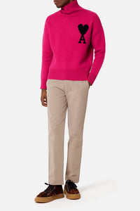 Pantalon chino avec boutons gravés - Beige