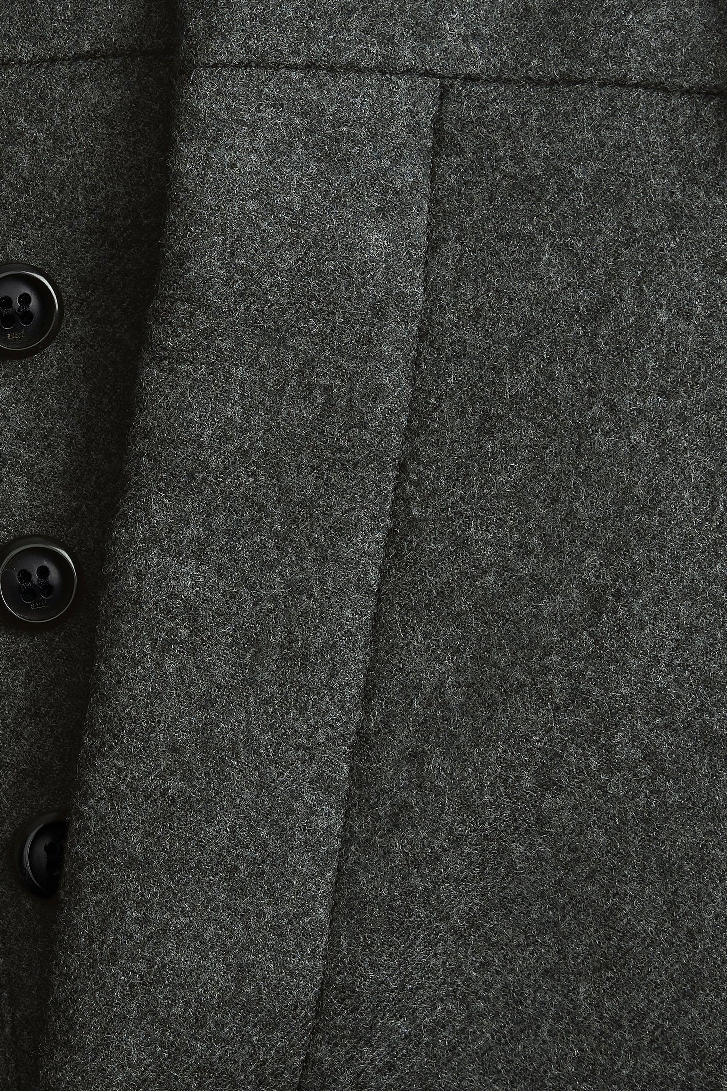 Pantalon coupe carotte à pinces en laine mélangée - Light Grey