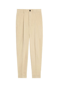 Pantalon coupe carotte oversize - Off White