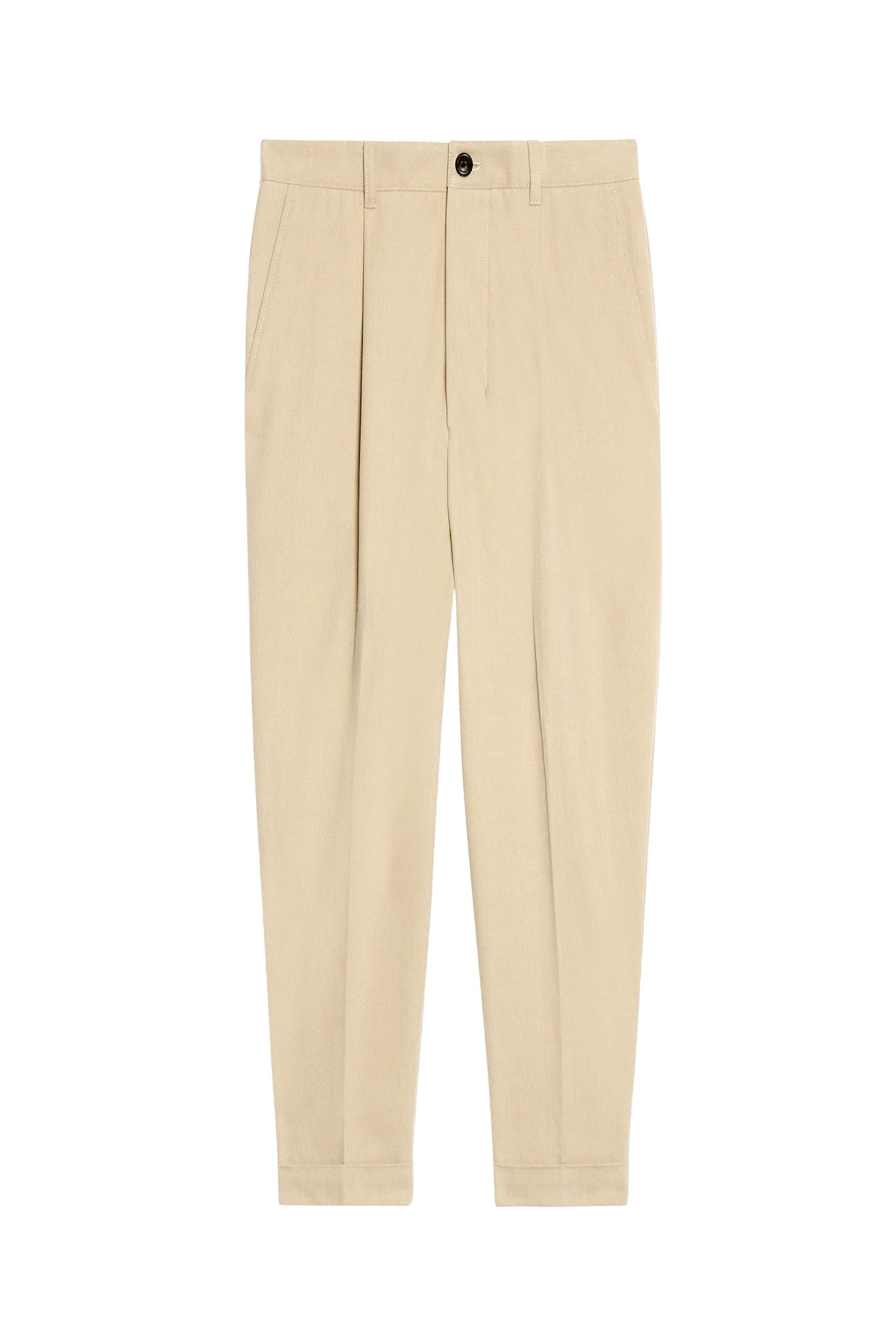 Pantalon coupe carotte oversize - Off White