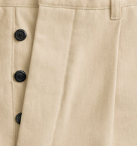 Pantalon coupe carotte oversize - Off White