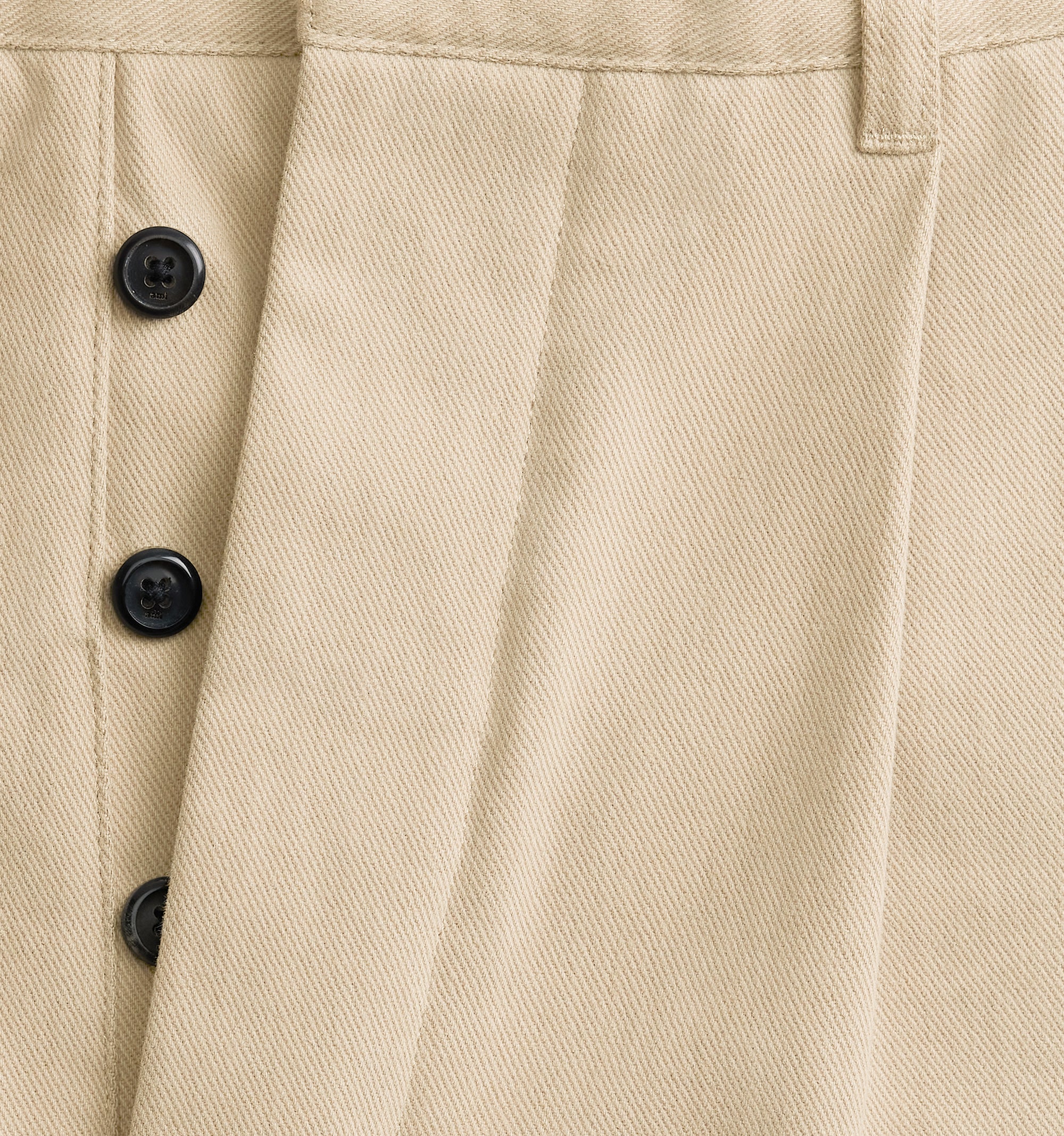 Pantalon coupe carotte oversize - Off White