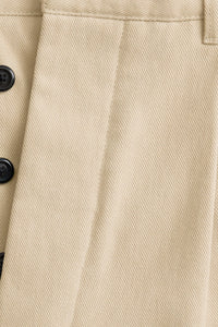 Pantalon coupe carotte oversize - Off White