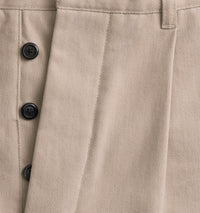 Pantalon coupe carotte oversize - Beige