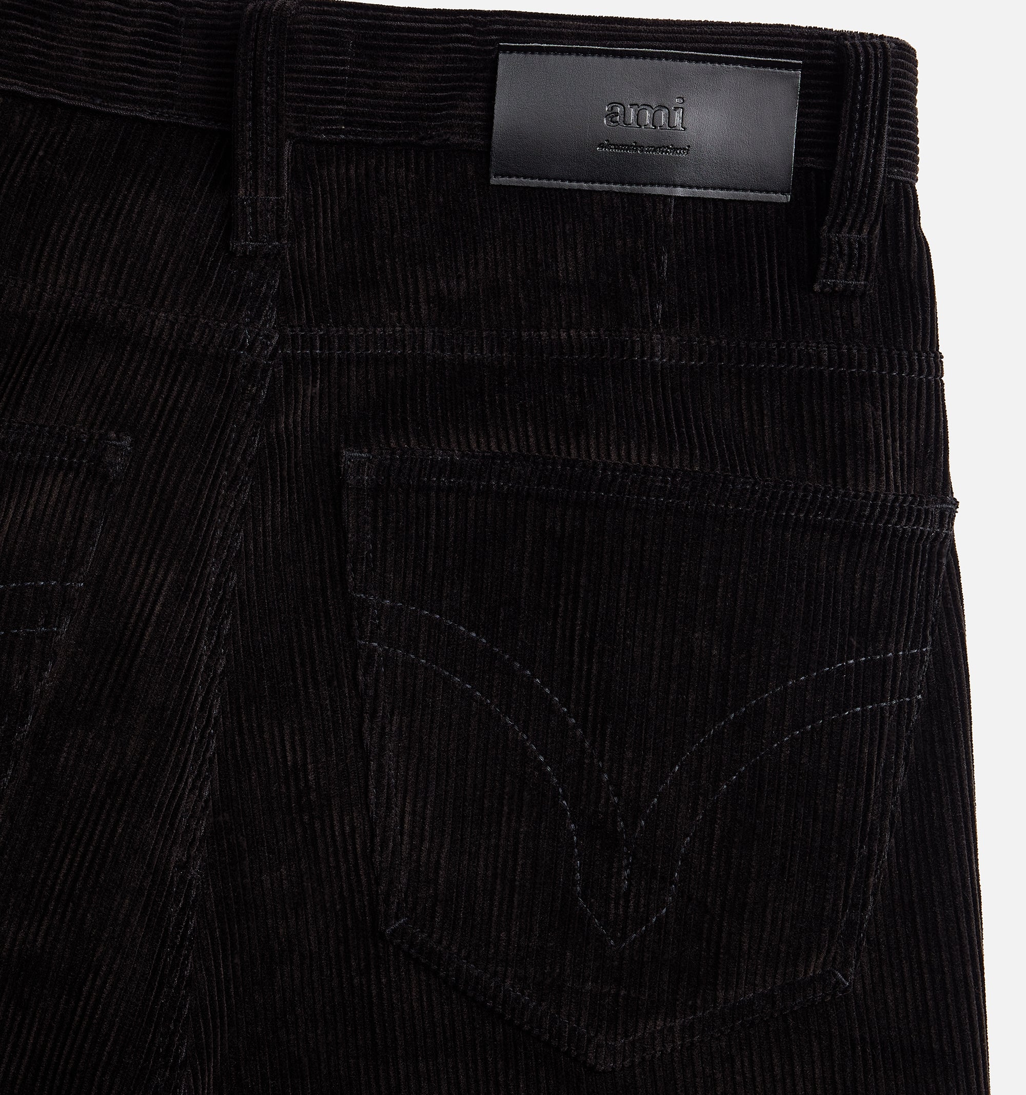 Pantalon Alex en velours côtelé - Black