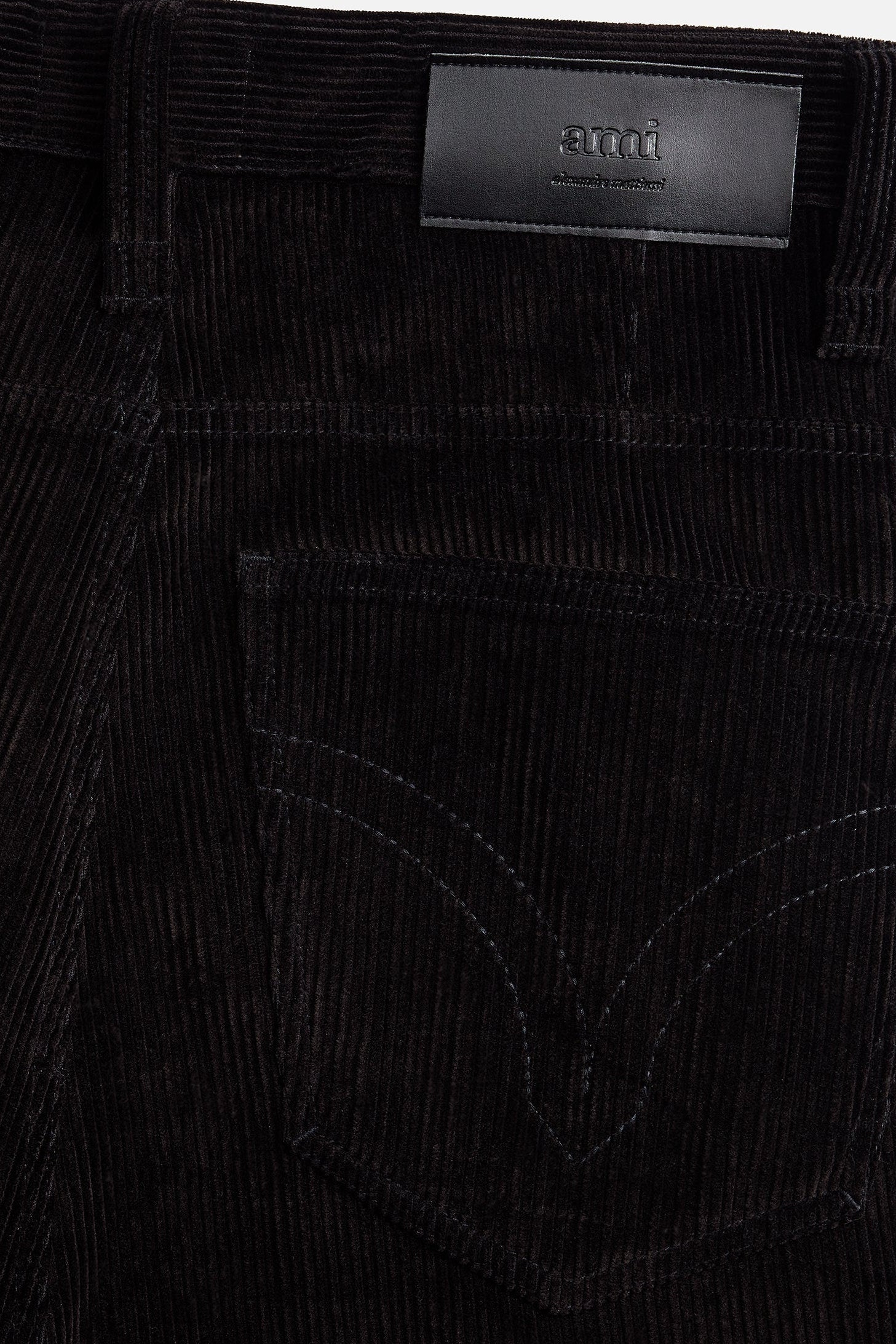 Pantalon Alex en velours côtelé - Black