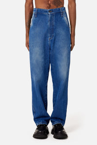 Pantalon Alex en denim - Used Blue