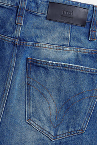 Pantalon Alex en denim - Used Blue