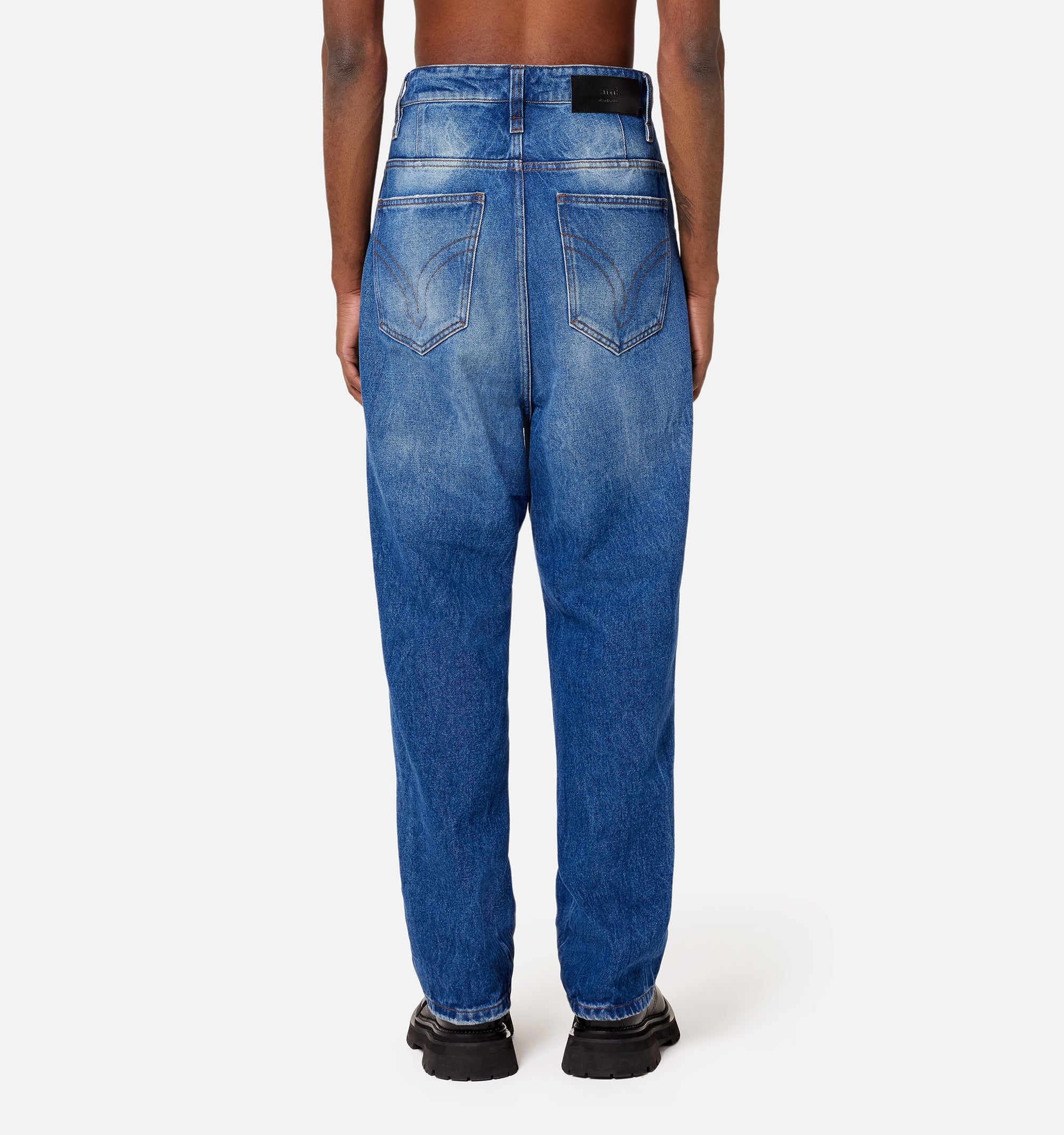 Pantalon Alex en denim - Used Blue