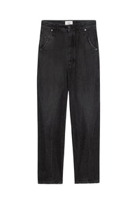 Pantalon Alex en denim - Used Black