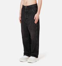 Pantalon Alex en denim - Used Black