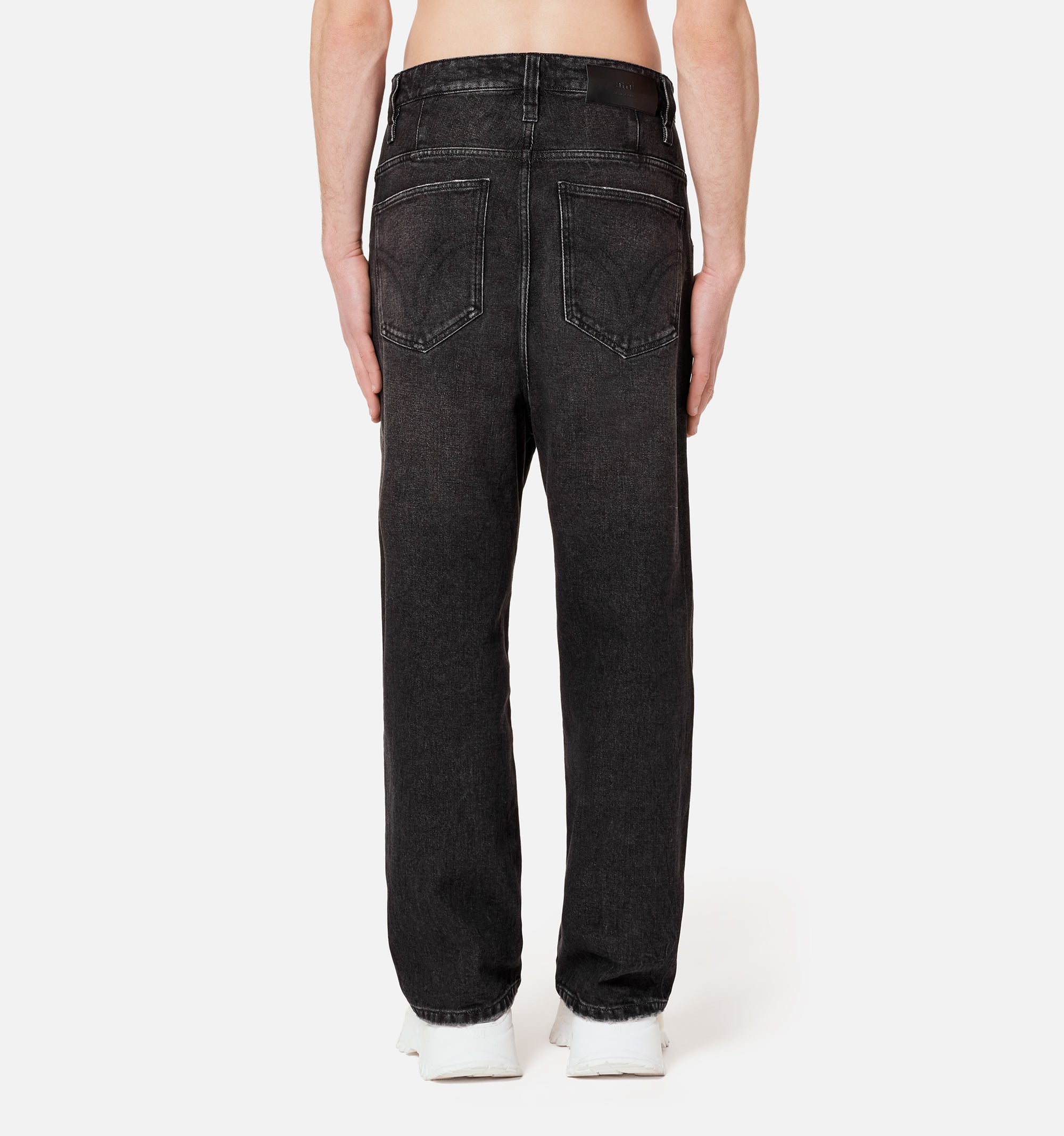 Pantalon Alex en denim - Used Black