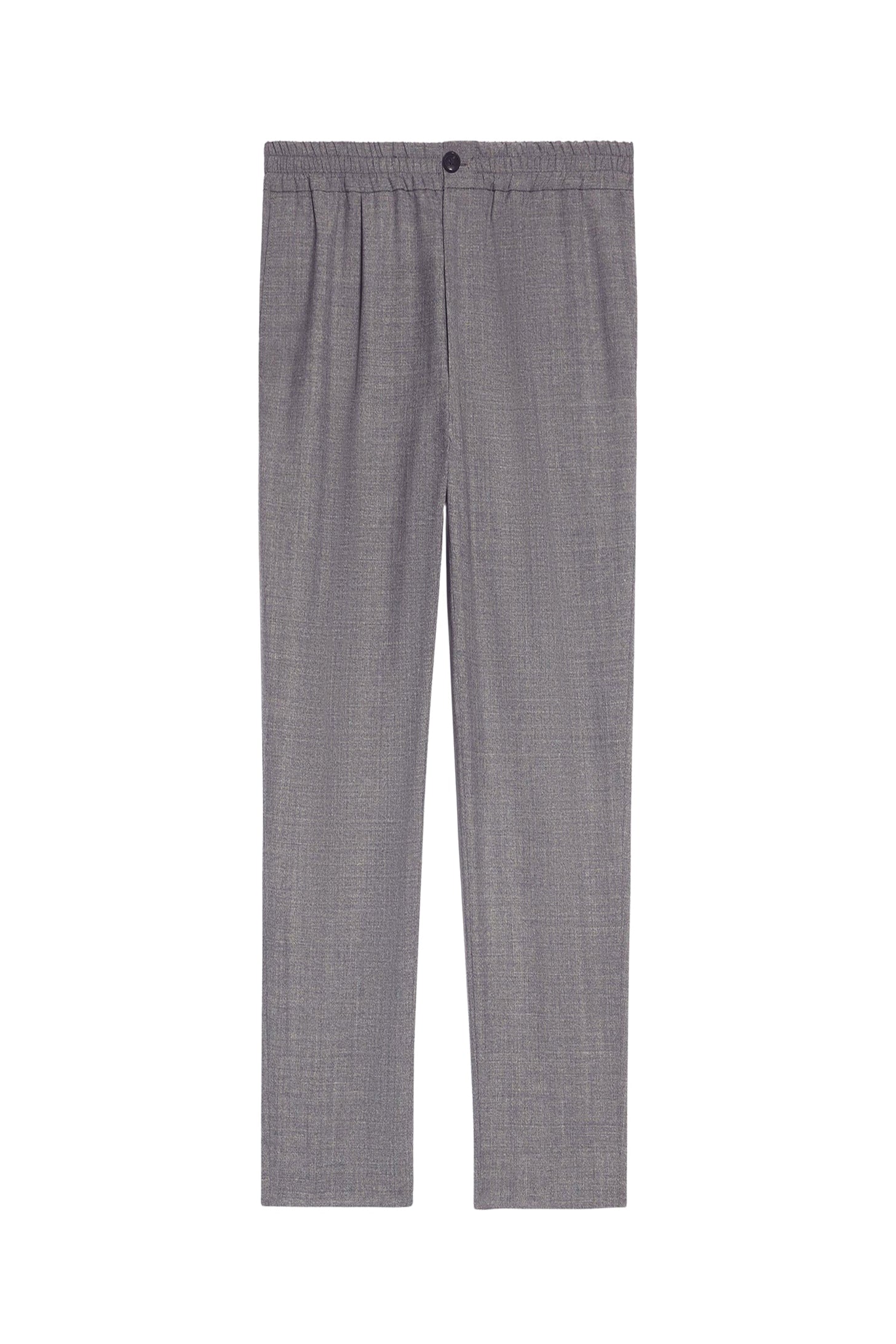 Pantalon à taille elastiquée en laine - Dark Grey