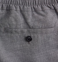 Pantalon à taille elastiquée en laine - Dark Grey