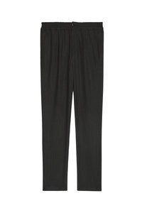 Wool trousers with elasticated waistband - Grey
