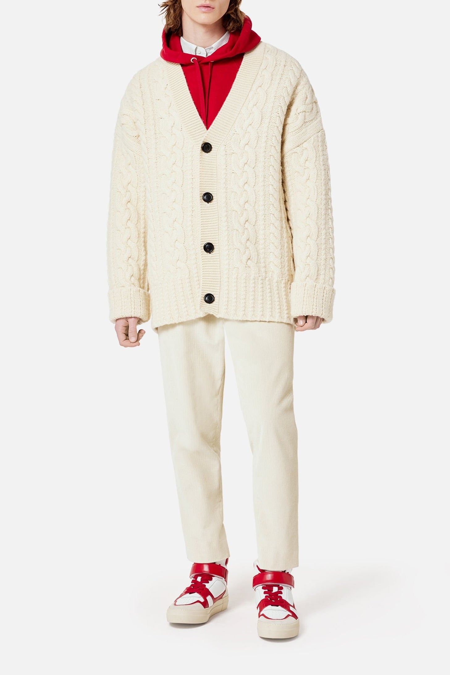 Pantalon à taille elastiquée - Off White