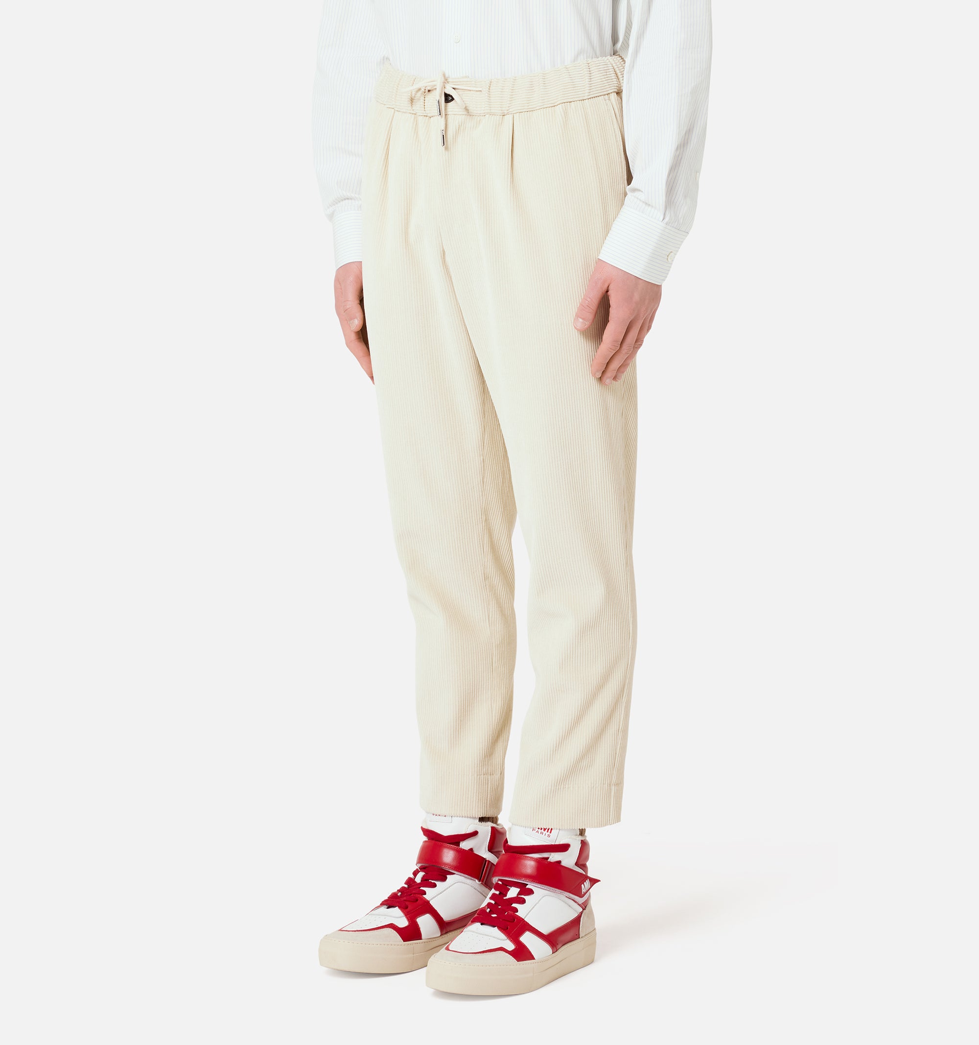 Pantalon à taille elastiquée - Off White