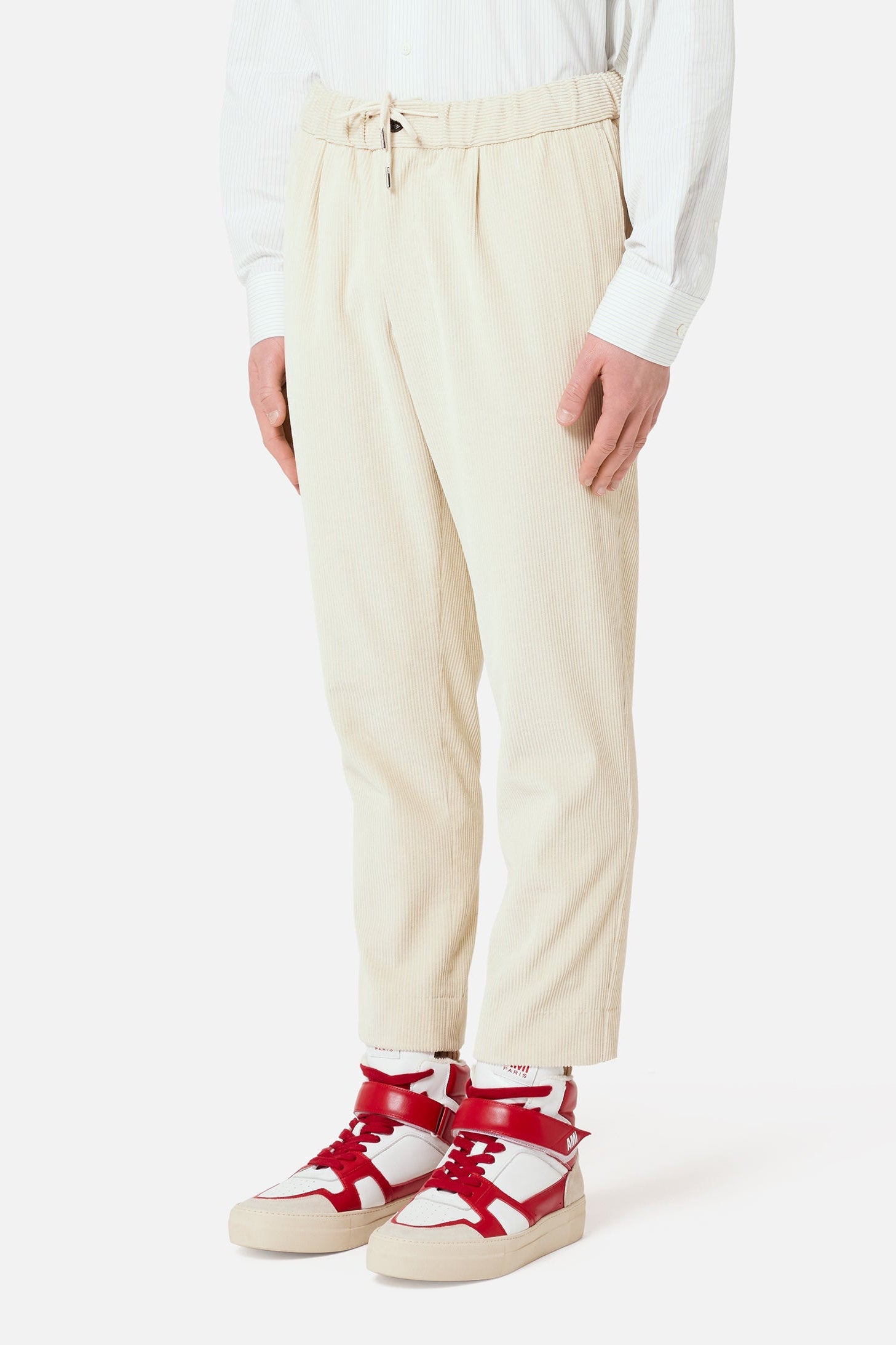 Pantalon à taille elastiquée - Off White