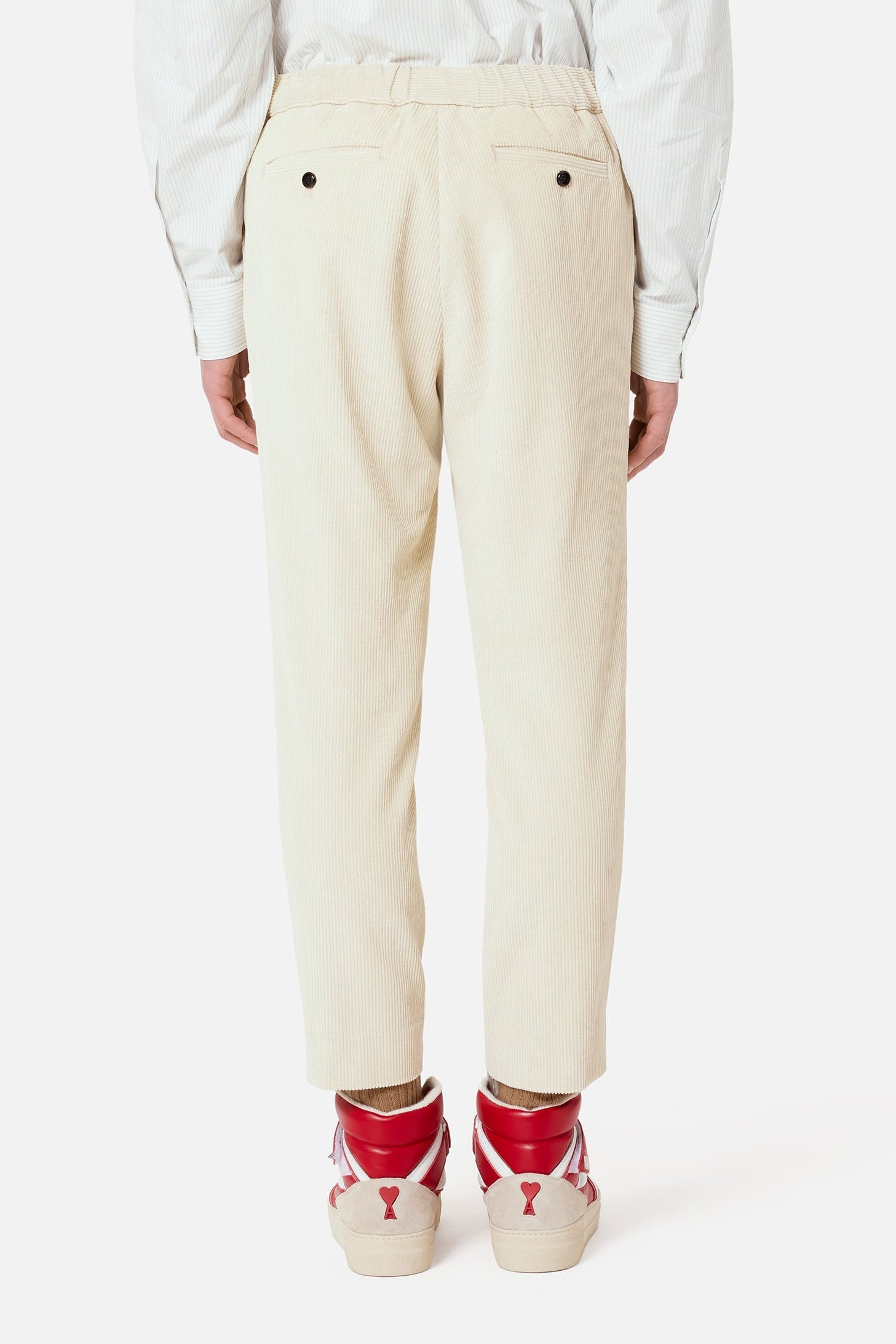 Pantalon à taille elastiquée - Off White