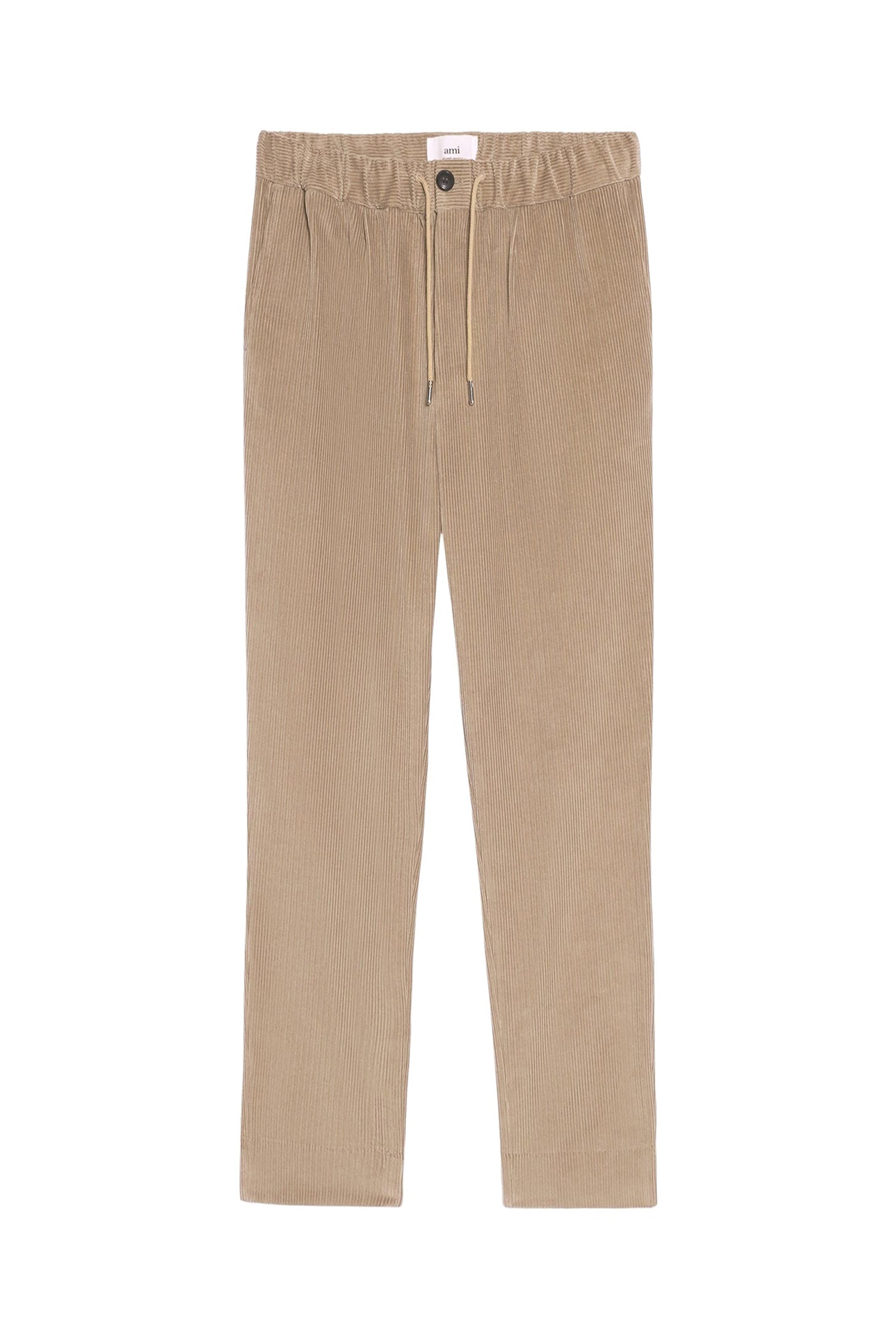 Pantalon à taille elastiquée - Beige