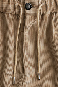 Pantalon à taille elastiquée - Beige