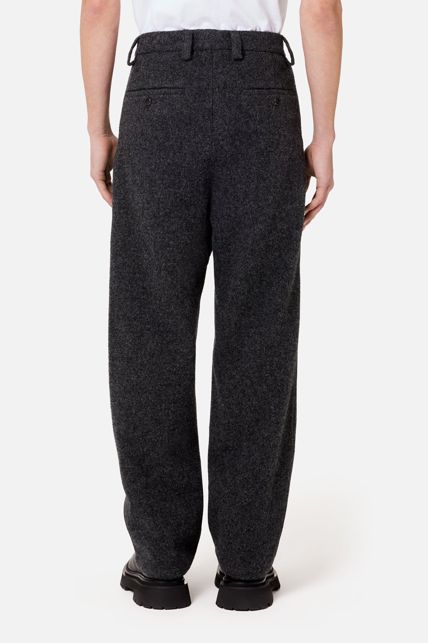 Alex wool trousers - Grey