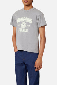 T-shirt Ami Paris imprimé - Heather Grey