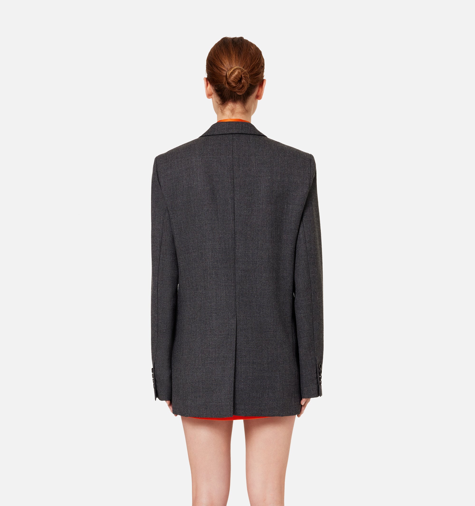 Blazer à boutons en laine - Grey