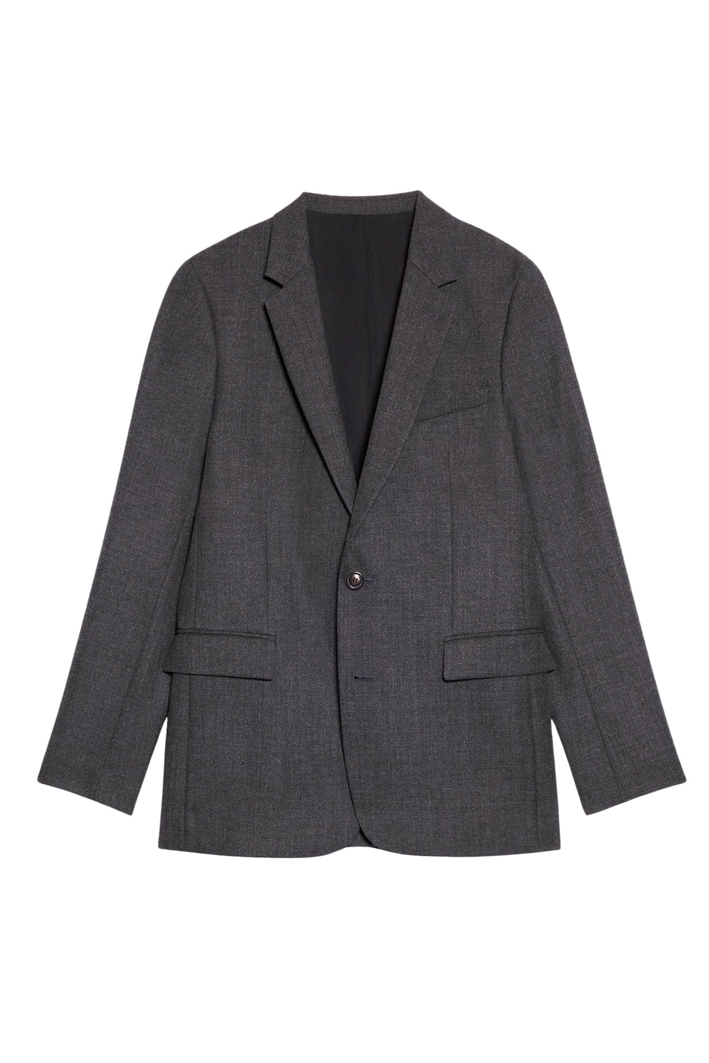 Blazer à boutons en laine - Grey