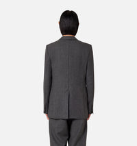 Blazer à boutons en laine - Grey