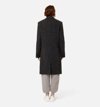 Manteau à boutons en laine - Beige