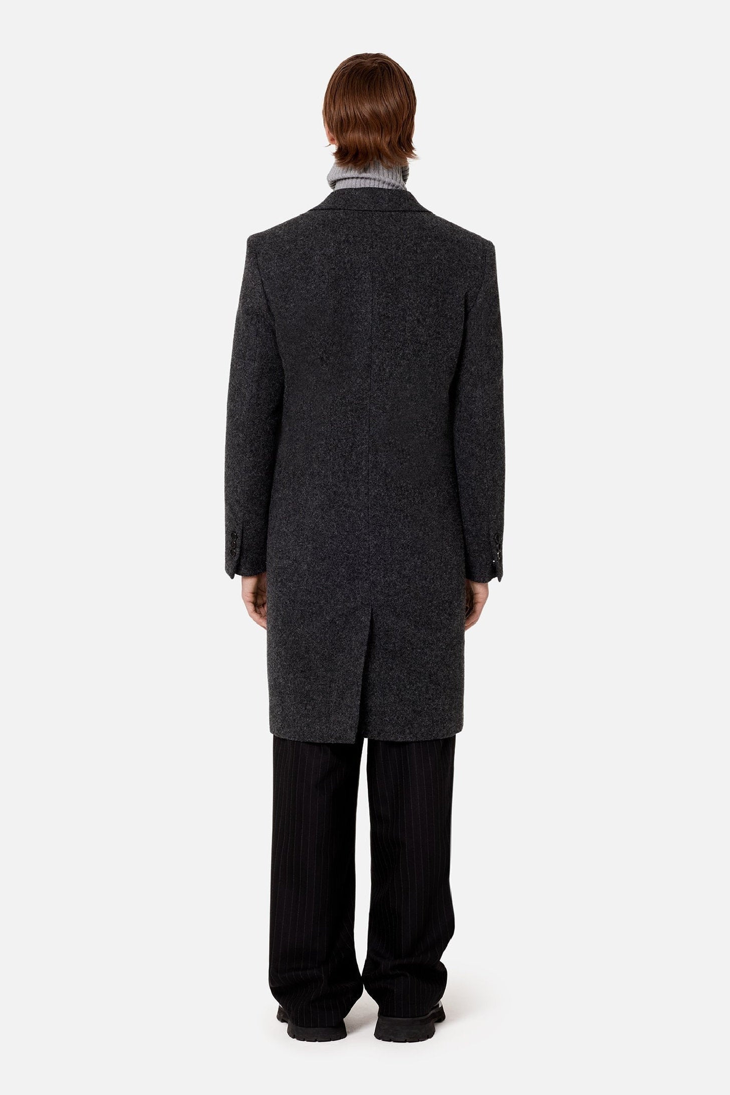 Manteau à boutons en laine - Beige