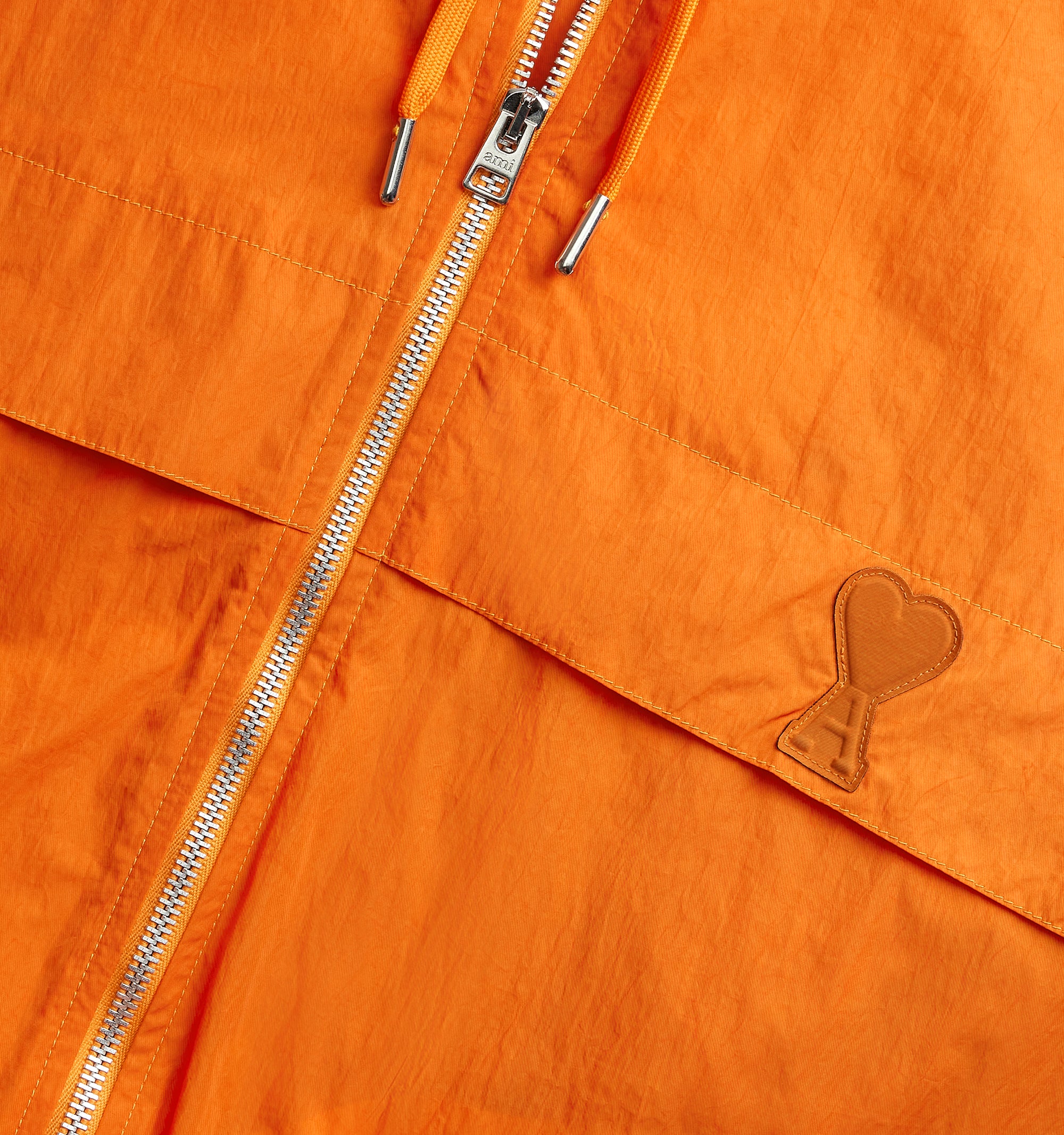Veste coupe-vent Ami de Cœur zippée - Orange