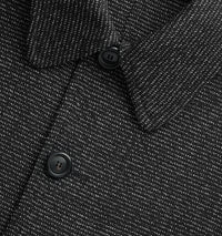 Veste courte boutonnée en laine - Black