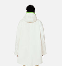 Parka à capuche avec cordon de serrage - Off White