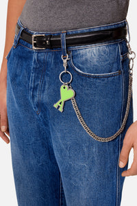 Porte-clés Ami de Cœur en chaîne - Green