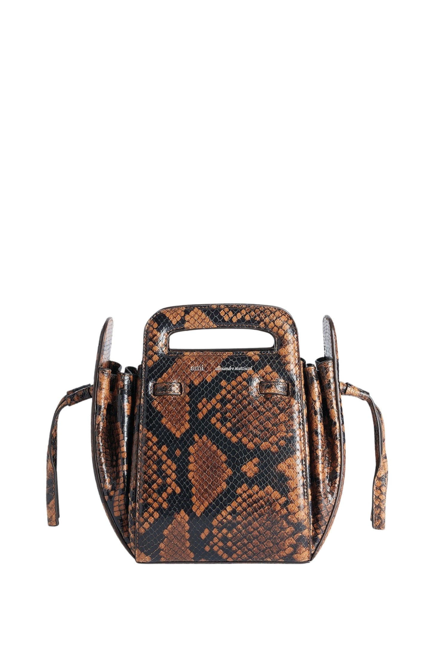 Sac à bandoulière Accordéon en cuir - Cognac