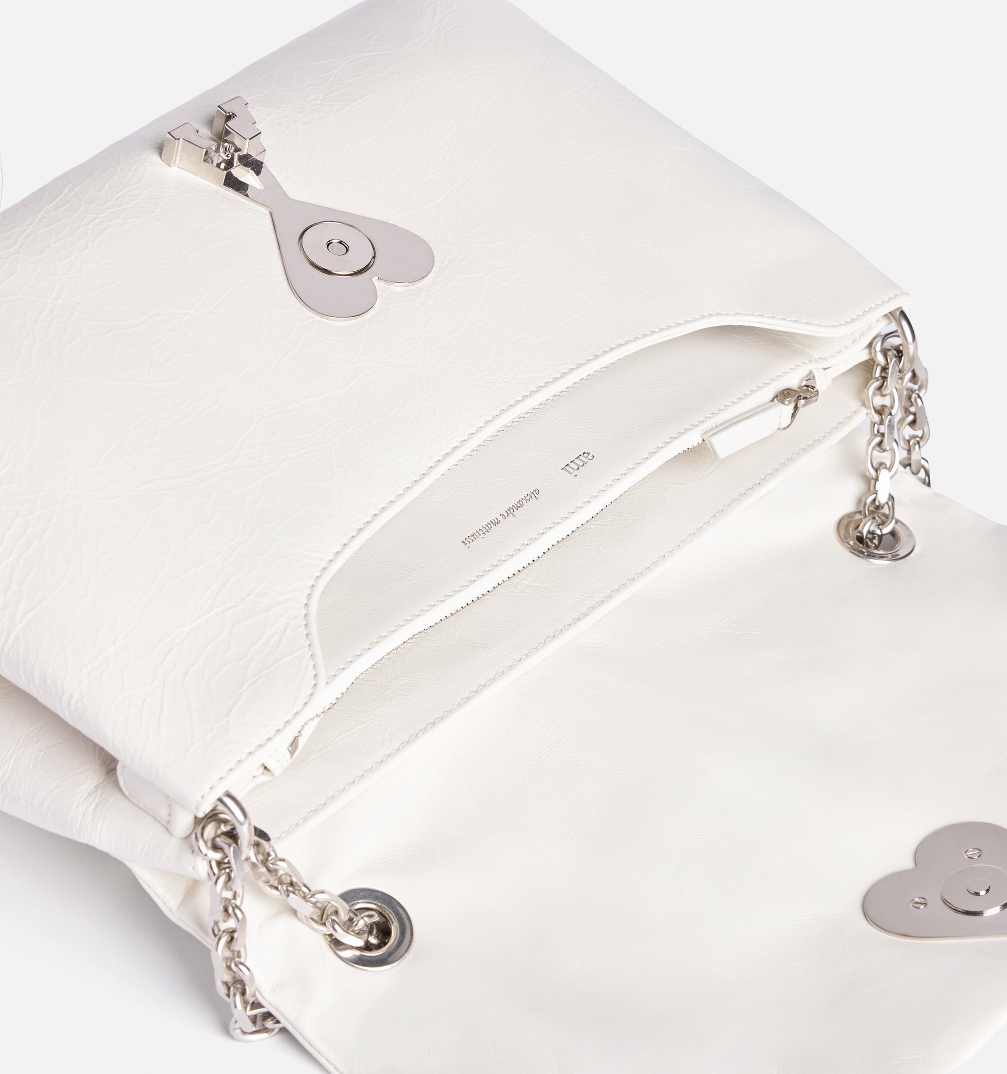 Sac à bandoulière Voulez-Vous en cuir - White