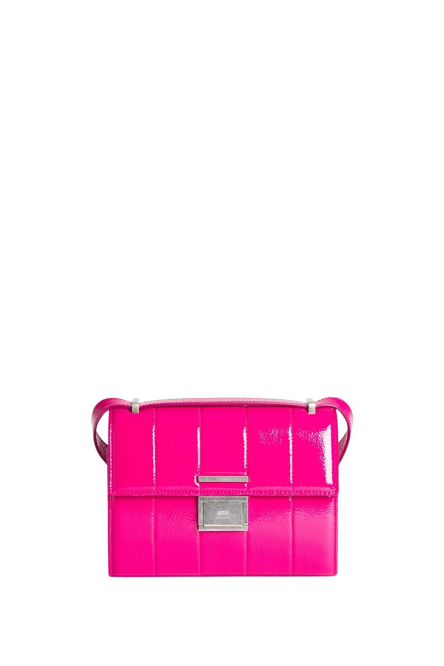 Sac à bandoulière Déjà-Vu en cuir - Fuchsia